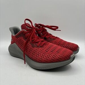 Adidas Alphabounce Instinct Lace Low Running Sneaker Shoe EF-1222 Red Men's 7.5